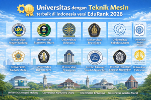 Universitas jurusan Teknik Mesin terbaik di Indonesia