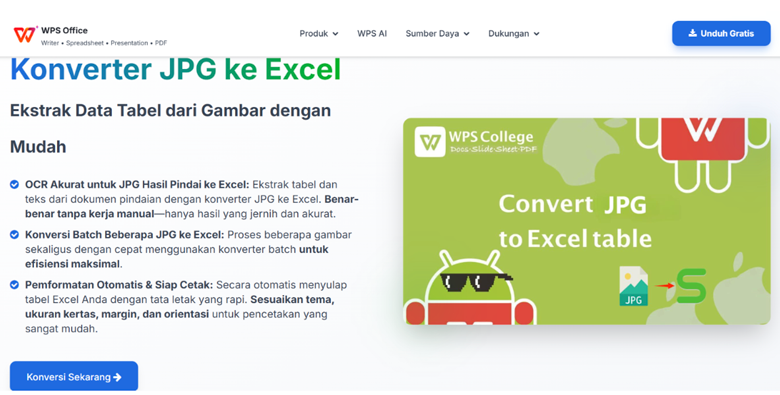 JPG ke Excel